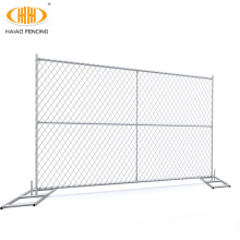 retractable US galvanised metal mesh temporary fence panels